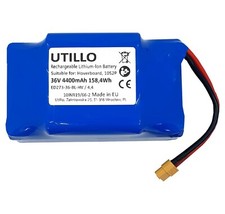 4,4Ah 36V Akku für Hoverboard ROBWAY X2 E-Balance Board Scooter Elektro 4400 mAh