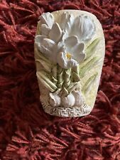 Vase klein 3D Blumen Kunstoff Höhe9 cm