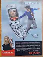 Sharp GX 10 Mobiltelefon Handy Original 2003 Vintage Advert Werbung Reklame