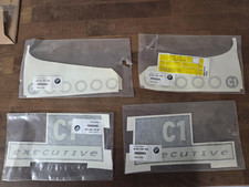 BMW C1 125 C 1 200 Aufkleber Abziehbild Silber EXECUTIVE