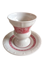 1 Kaffeetasse Becher mit Untertasse VILLEROY & BOCH HEINRICH RÜDESHEIMER KAFFEE