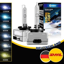 2x D1S 6000K-12000K Xenon
