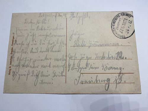 1085 bahnpost frauenstein - bahnpost,