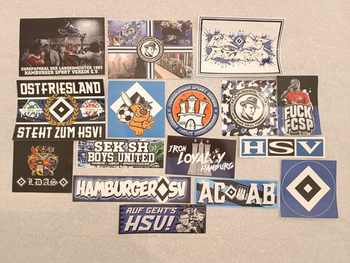 Verschiedene hsv aufkleber - 15,