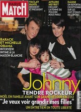 Paris Match Magazine Johnny