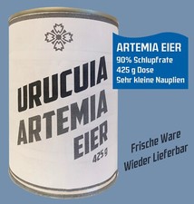 Artemia Eier Aufzucht 425g Dose 90% Lebendfutter Aufzuchtfutter Erbrüten