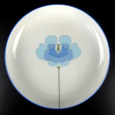 Rosenthal Porzellan Teller / Untertasse Serie Century Dekor Blaue Blume 14,5cm