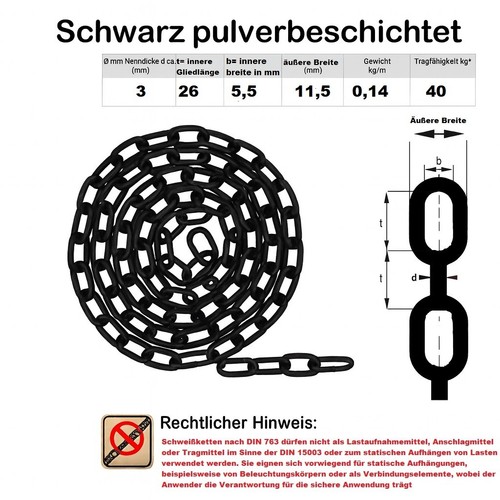 Gliederkette stahlkette - gliederkette,