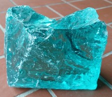 1 Stk. GLASBROCKEN TÜRKIS