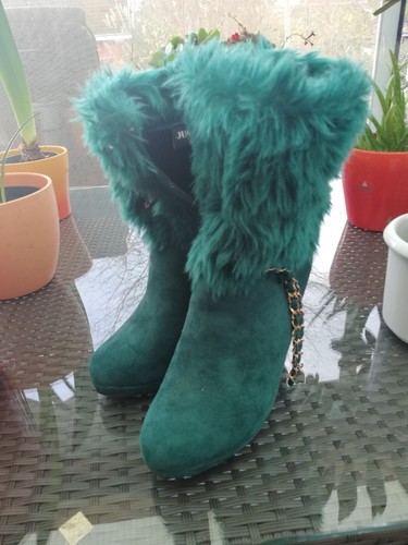 Damen stiefel grün - stiefel,