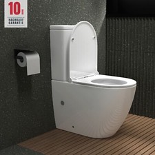 Stand spülrandlos toilette - wc,