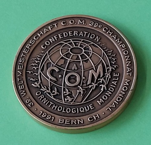 Gedenkmedaille vogelkunde 39 - gedenkmedaille, vogelkunde,