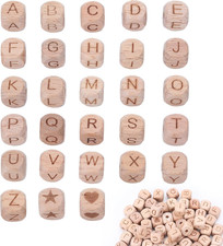 100 Stück Buchstabenperlen