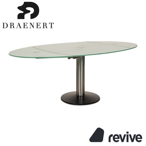 Draenert titan glas esstisch - titan,