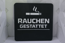 Rauchen Gestattet Schild