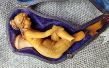 Meerschaumpfeife Jugendstil im