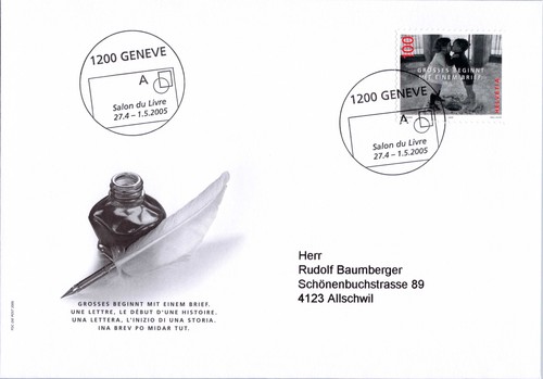 Schweiz brief sst genf 2005 - schweiz,