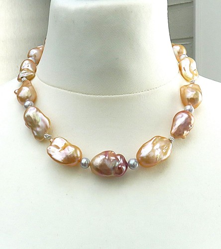 Ming perlen kette barock - ming,