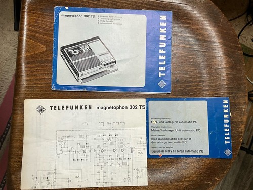Telefunken magnetophon 302 - magnetophon, ts