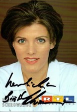 Autogramm - Birgit Schrowange