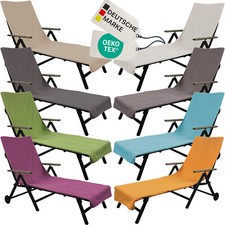 Frottee Schonbezug für Liegestühle Liegestuhlauflage Auflage Liege Liegenauflage