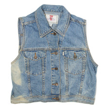 LEVI'S Damen Jeansweste Blau