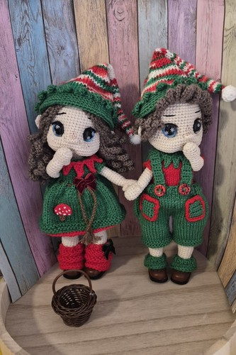 Amigurumi puppen elfen - amigurumi,