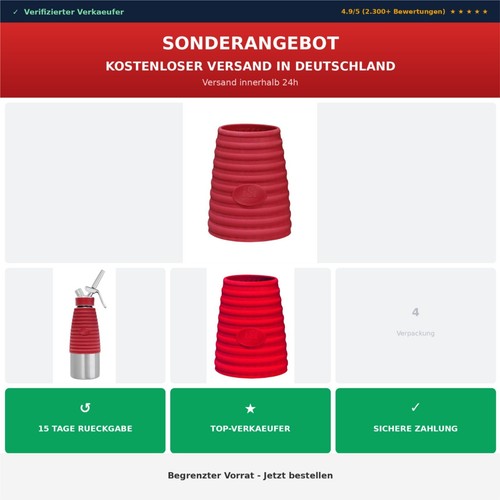 Isi hitzeschutz silikon rot - silikon,