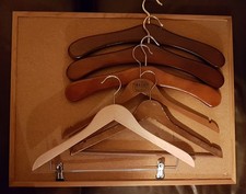 6x Holz Kleiderbügel sehr