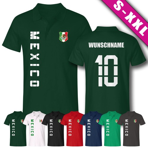 Mexiko mexico polo - mexico, polo-shirt