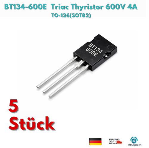 Stück bt134 600e triac - 5,