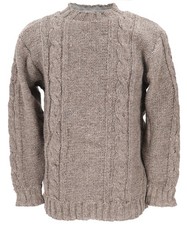 Dicker Unisex Wollpullover mit