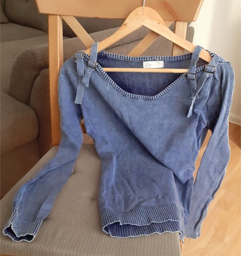 Dünner pullover blau - dünner,