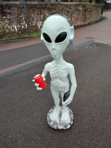 Deko figur alien statue - deko,