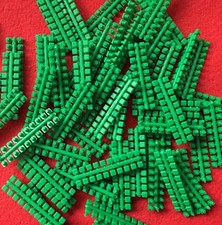 20x Ministeck Einserstreifen Streifen Steine Mosaikstein Farbe 31604 hellgrün