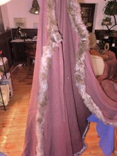 Umhang Cape Wolle Braun