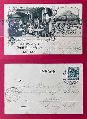 Anlass neugersdorf 1902 - ak,