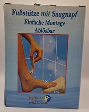 Fußstütze mit Saugnapf für Dusche & Bad | ablösbar, einfache Montage rasierhilfe