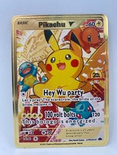 Pokemon Metallkarte Pikachu
