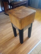 Metzgerblock, Fleischerblock, Hackblock, Hackklotz 40x40x25 cm (Gesamthöhe 85cm)