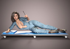 Frau "Sexy Mechanikerin #5"  -