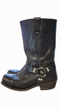 Biker Boots, Leder Stiefel
