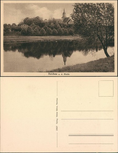 Postcard nerchau view - postcard, the