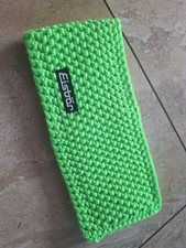 Eisbär Stirnband Mütze Damen neon grün neuwertig