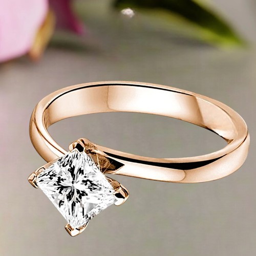 Rotgold diamant ehering - rotgold,