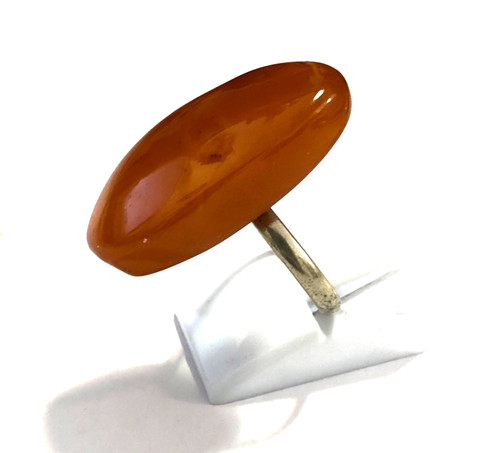 Vintage bernsteinring - vintage,