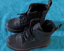 Schuhe von Doc Martens Leder in schwarz mit Glitzer Größe 37. ungetragen