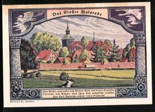 Notgeld Walsrode, 1922, 1 Mark, Das Kloster Walsrode und Erholungsheim Walsrode 