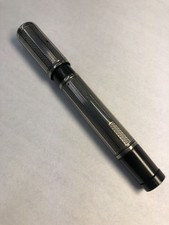 Waterman`s Sicherheitshalter, Sterlingsilber, 42-1/2 V. Safety Pen, Goldfeder #3