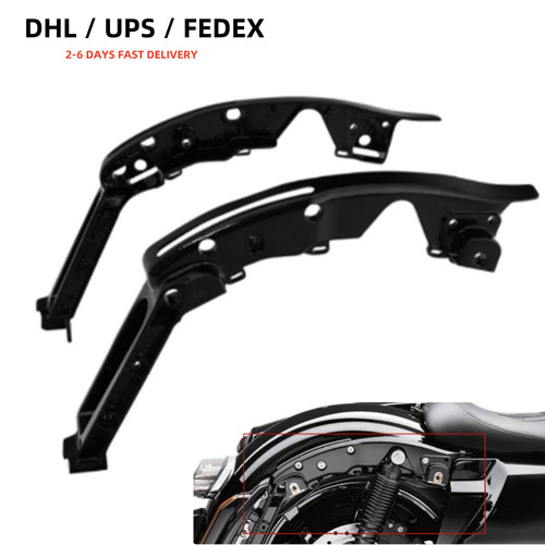 Black rear fender - black, support